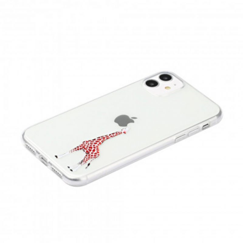 Hoesje voor iPhone 11 Giraffe Games-logo