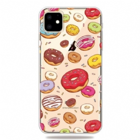 Hoesje voor iPhone 11 Hou Van Donuts