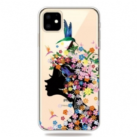 Hoesje voor iPhone 11 Mooi Bloemhoofd