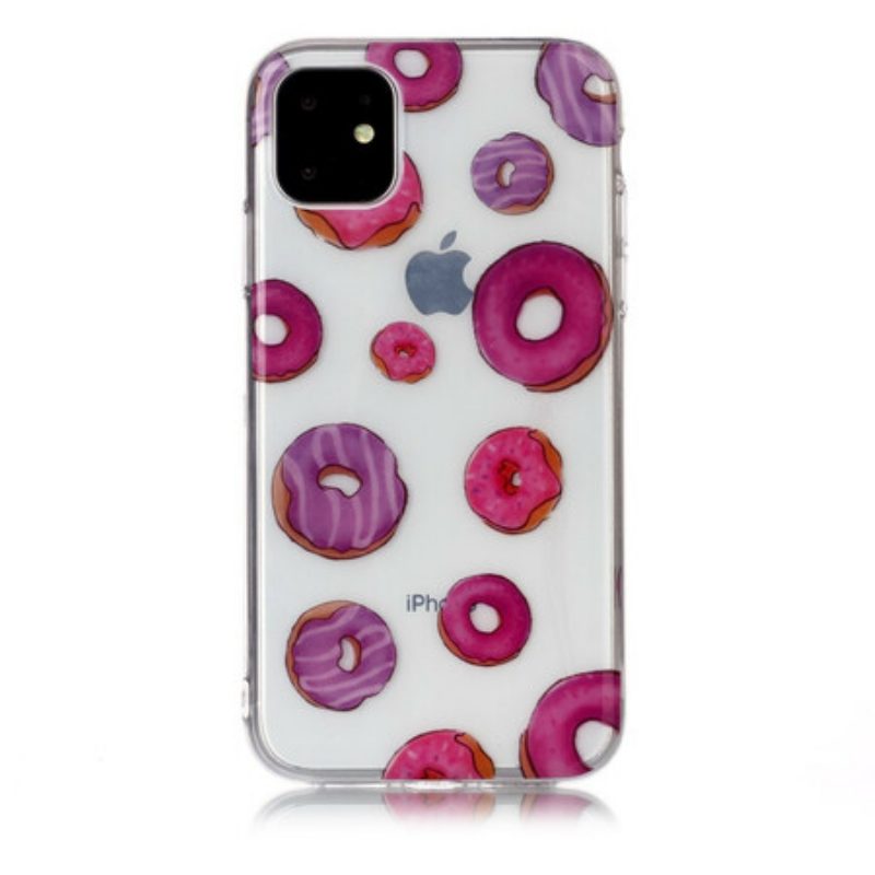 Hoesje voor iPhone 11 Naadloze Donutventilator