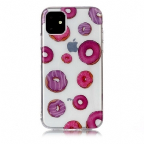 Hoesje voor iPhone 11 Naadloze Donutventilator