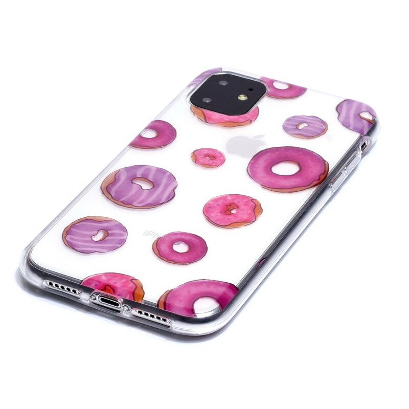 Hoesje voor iPhone 11 Naadloze Donutventilator