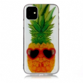 Hoesje voor iPhone 11 Naadloze Incognito Ananas