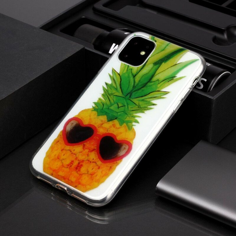 Hoesje voor iPhone 11 Naadloze Incognito Ananas