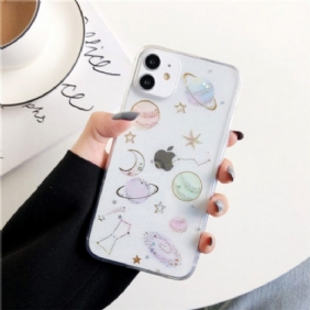 Hoesje voor iPhone 11 Planeten