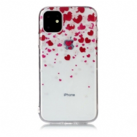 Hoesje voor iPhone 11 Regen Van Harten