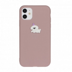 Hoesje voor iPhone 11 Siliconen Logo Dierenplezier