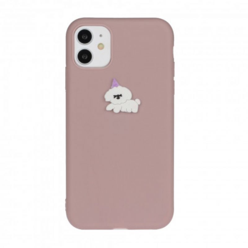 Hoesje voor iPhone 11 Siliconen Logo Dierenplezier