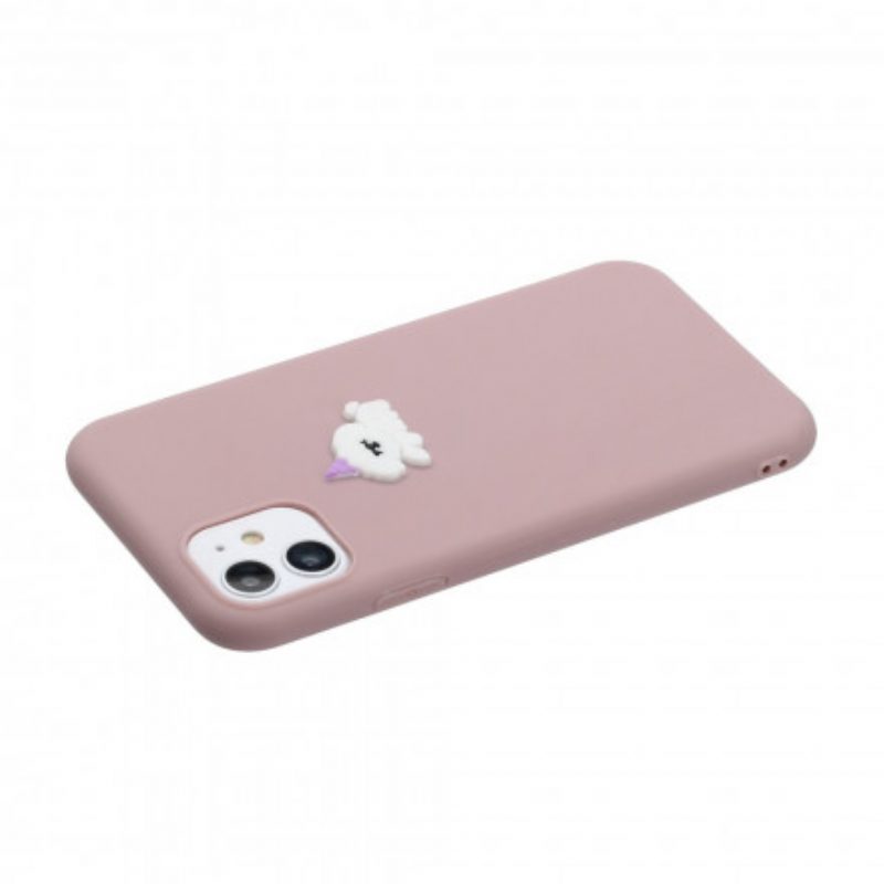 Hoesje voor iPhone 11 Siliconen Logo Dierenplezier