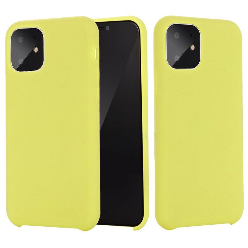 Hoesje voor iPhone 11 Vloeibaar Silicium