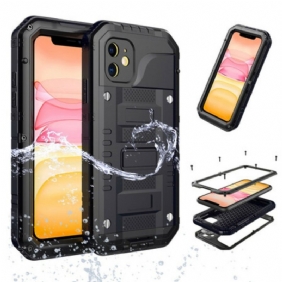 Hoesje voor iPhone 11 Waterdicht Gehard Glas En Metaal