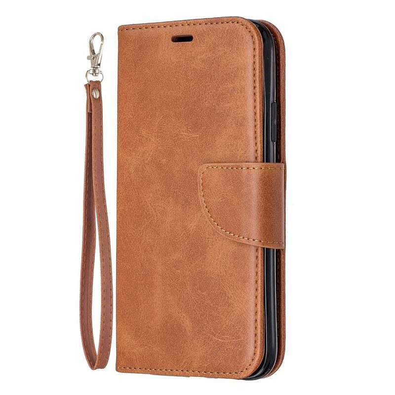 Leren Hoesje voor iPhone 11 Met Ketting Leren Stijl Met Bandjes