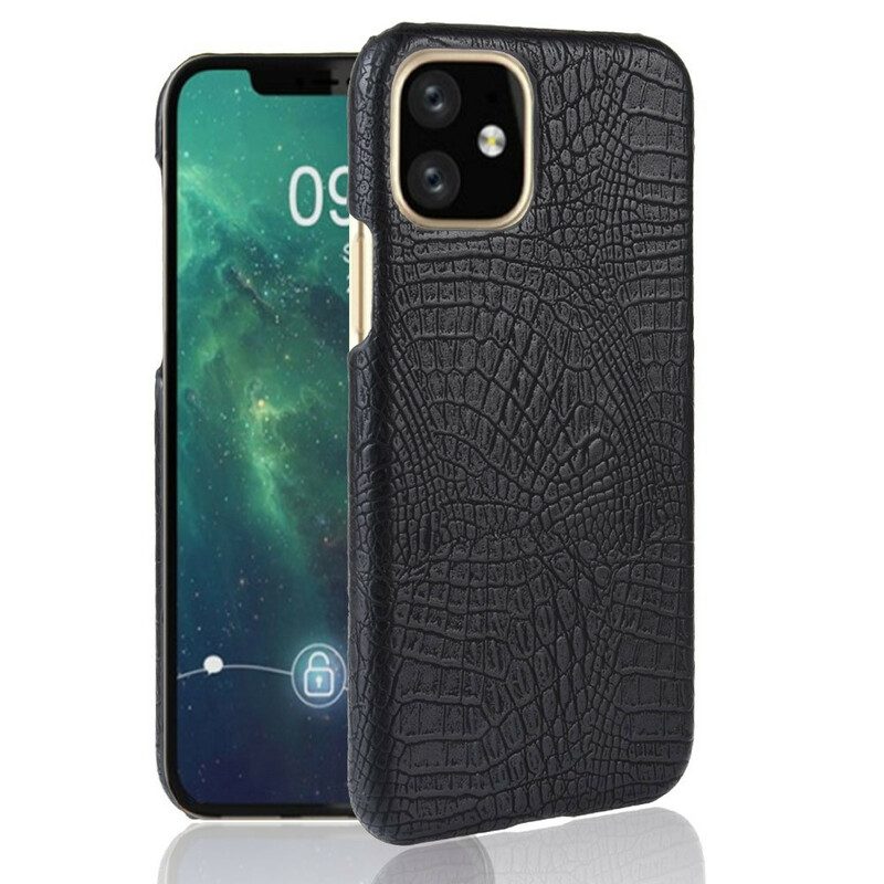 Telefoonhoesje voor iPhone 11 Krokodillenhuidstijl