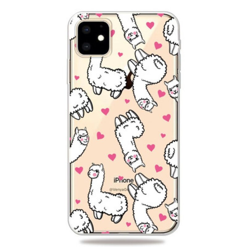 Telefoonhoesje voor iPhone 11 Top Lama's