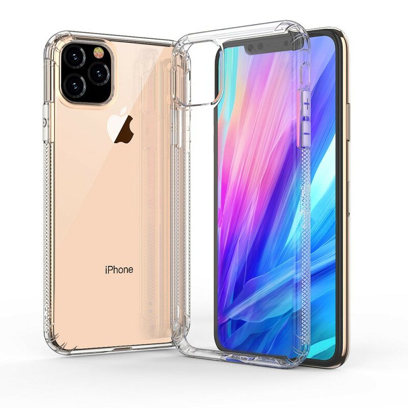 Telefoonhoesje voor iPhone 11 Transparante Leeu Kussenbeschermer