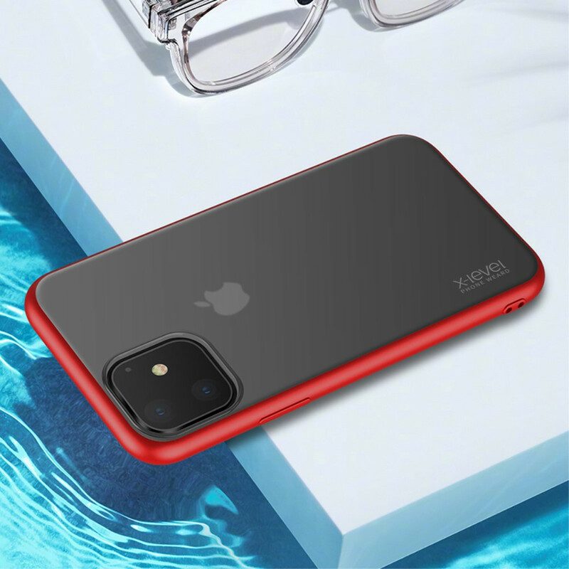 Telefoonhoesje voor iPhone 11 X-niveau Mat