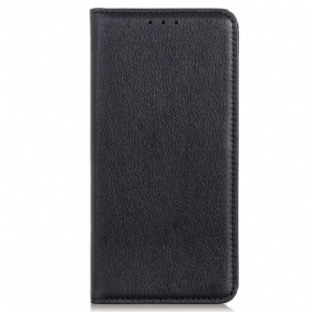 Bescherming Hoesje voor Samsung Galaxy S22 Ultra 5G Folio-hoesje Elegantie Split Litchi Leer