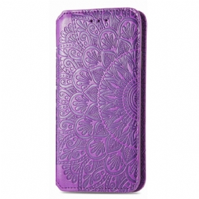 Bescherming Hoesje voor Samsung Galaxy S22 Ultra 5G Folio-hoesje Mandala