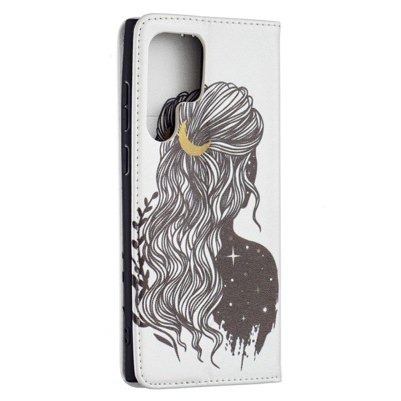 Bescherming Hoesje voor Samsung Galaxy S22 Ultra 5G Folio-hoesje Mooi Haar