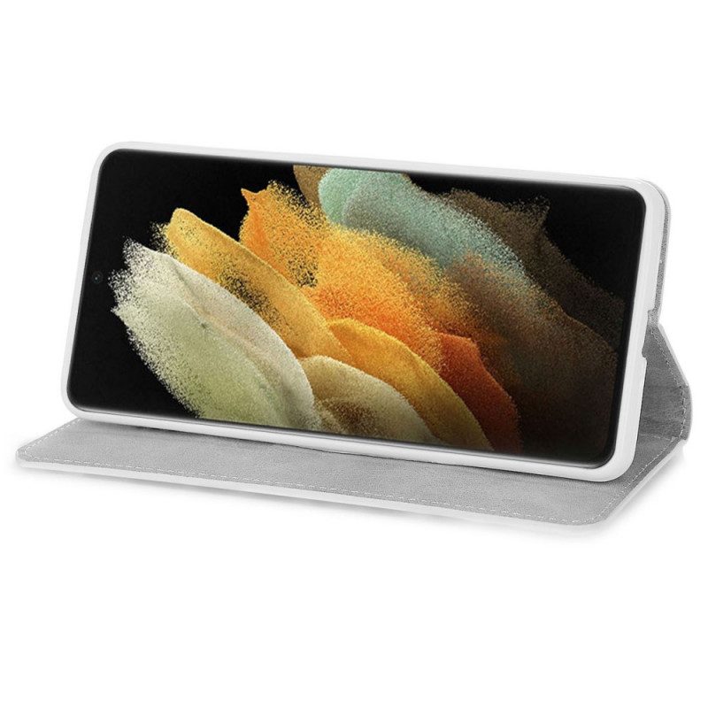 Flip Case voor Samsung Galaxy S22 Ultra 5G Pailletten S-ontwerp