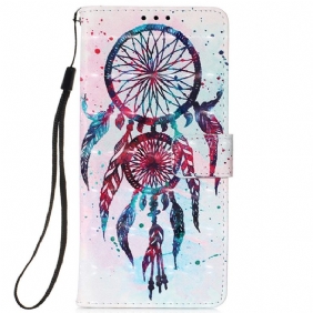 Folio-hoesje voor Samsung Galaxy S22 Ultra 5G Aquarel Dromenvanger