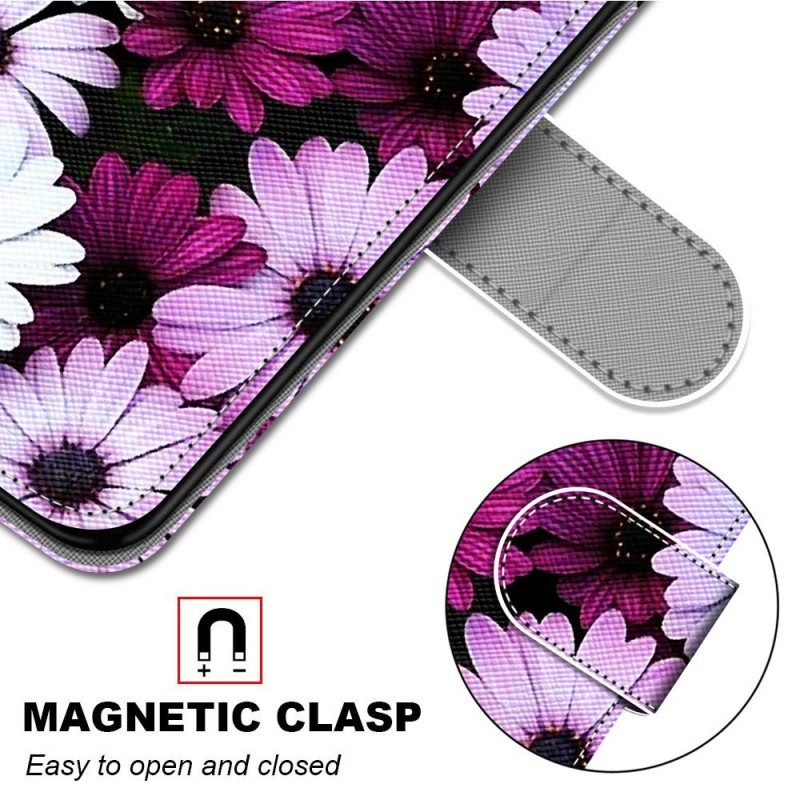 Folio-hoesje voor Samsung Galaxy S22 Ultra 5G Bloemen Wonder