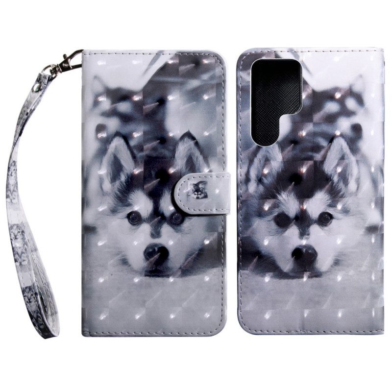 Folio-hoesje voor Samsung Galaxy S22 Ultra 5G Gustaaf De Hond