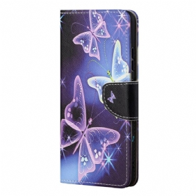 Folio-hoesje voor Samsung Galaxy S22 Ultra 5G Soevereine Vlinders