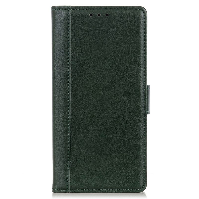 Folio-hoesje voor Samsung Galaxy S22 Ultra 5G Stijl Leer Elegantie