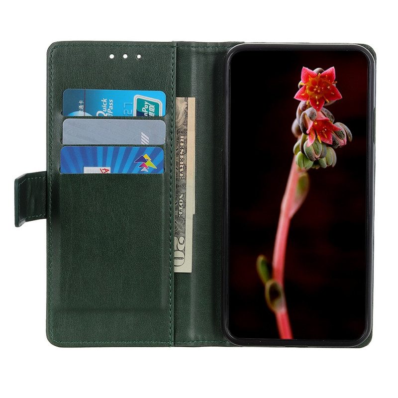 Folio-hoesje voor Samsung Galaxy S22 Ultra 5G Stijl Leer Elegantie