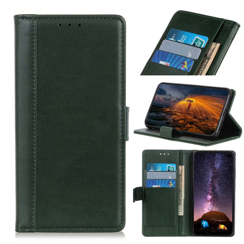 Folio-hoesje voor Samsung Galaxy S22 Ultra 5G Stijl Leer Elegantie