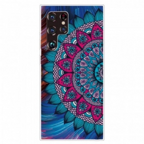 Hoesje voor Samsung Galaxy S22 Ultra 5G Kleurrijke Mandala