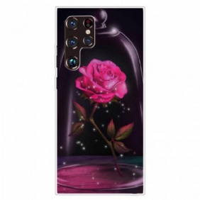 Hoesje voor Samsung Galaxy S22 Ultra 5G Magisch Roze