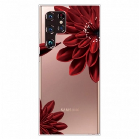 Hoesje voor Samsung Galaxy S22 Ultra 5G Wilde Bloemen