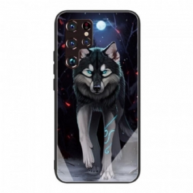 Hoesje voor Samsung Galaxy S22 Ultra 5G Wolf