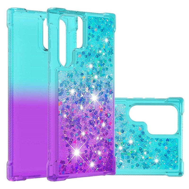 Telefoonhoesje voor Samsung Galaxy S22 Ultra 5G Pailletten Kleuren