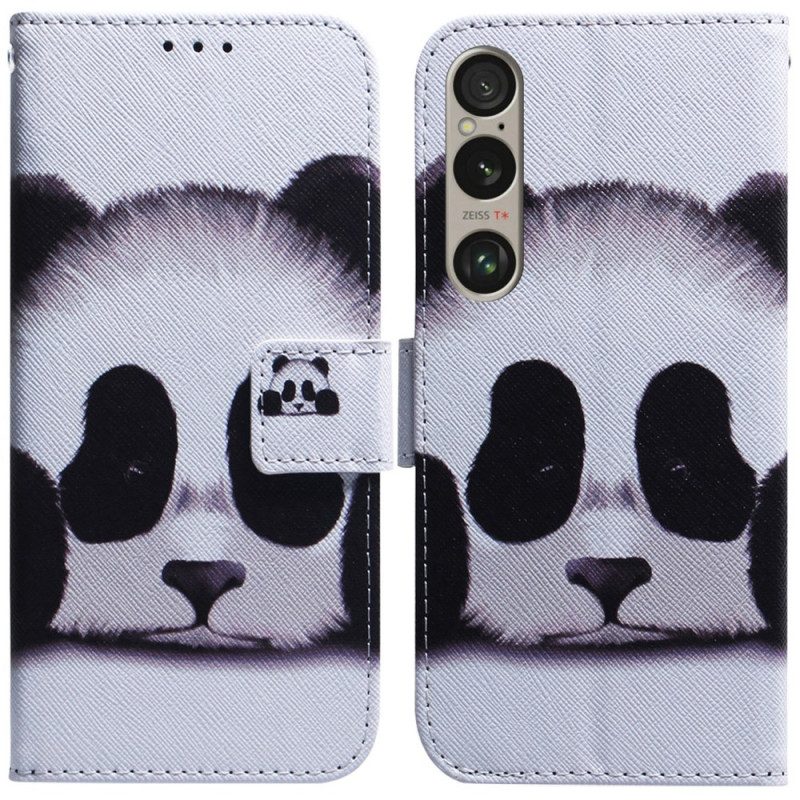 Leren Hoesje Sony Xperia 1 Vi Panda