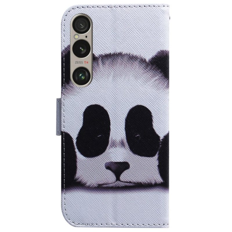 Leren Hoesje Sony Xperia 1 Vi Panda