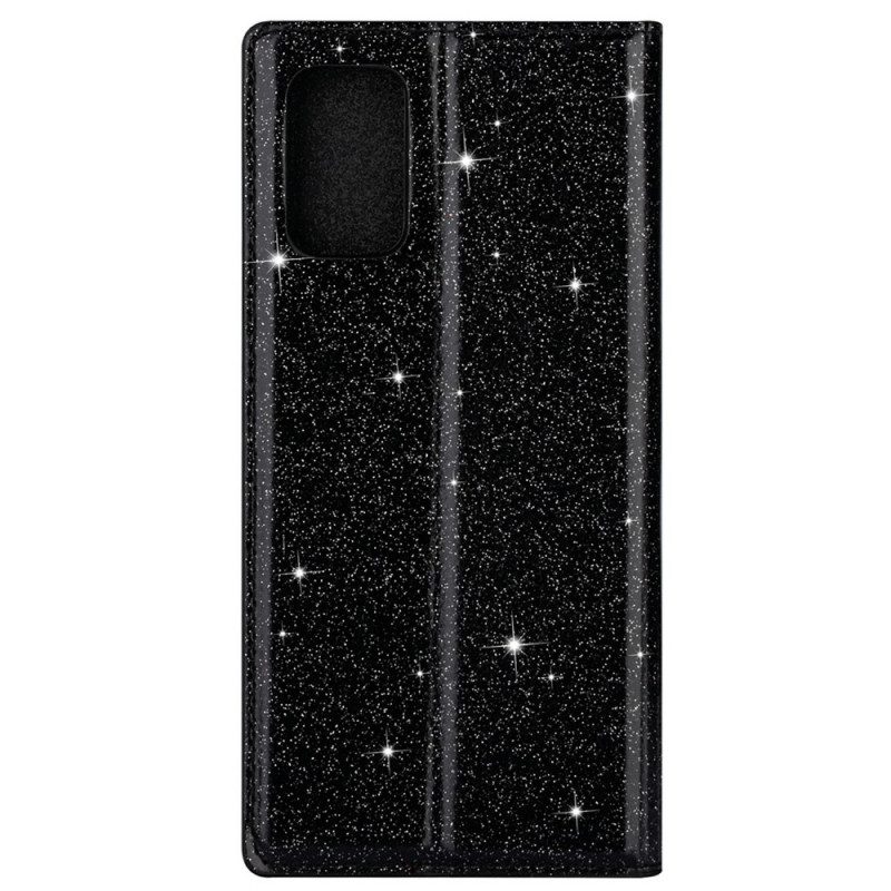 Bescherming Hoesje voor Samsung Galaxy M51 Folio-hoesje Paillettenstijl