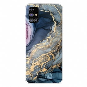 Hoesje voor Samsung Galaxy M51 Gekleurd Marmer