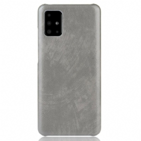 Hoesje voor Samsung Galaxy M51 Litchi-leereffect