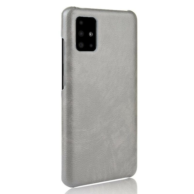 Hoesje voor Samsung Galaxy M51 Litchi-leereffect