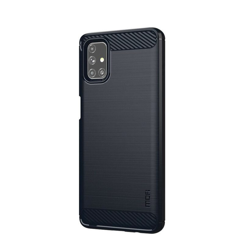 Hoesje voor Samsung Galaxy M51 Mofi Geborsteld Koolstofvezel