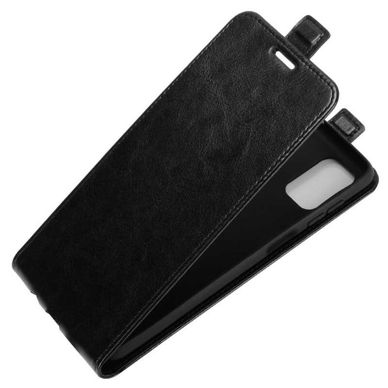 Leren Hoesje voor Samsung Galaxy M51 Folio-hoesje Verticale Flap Met Leereffect