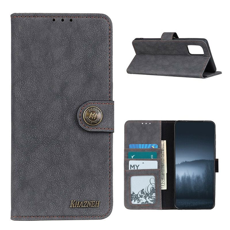 Leren Hoesje voor Samsung Galaxy M51 Khazneh Retro Split Kunstleer