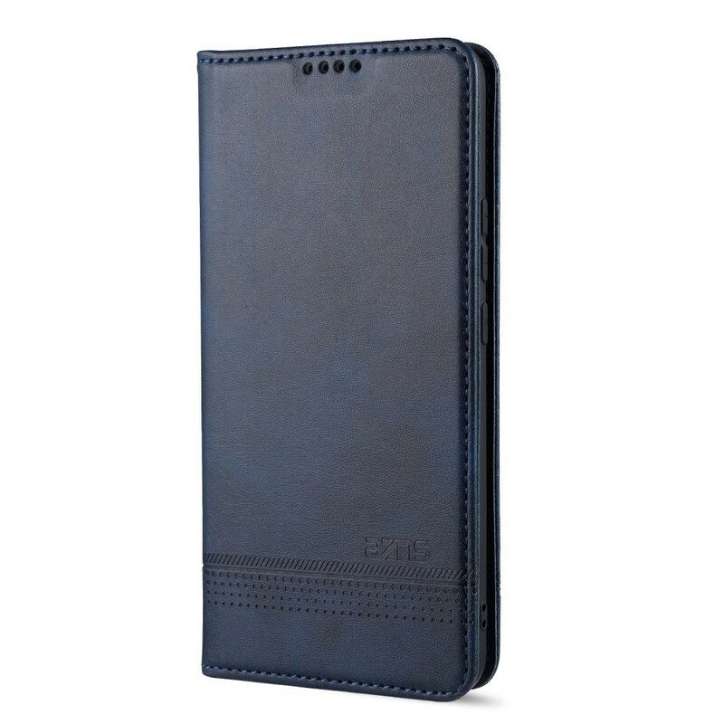 Bescherming Hoesje voor Huawei P40 Lite 5G Folio-hoesje Azns Leerstyling