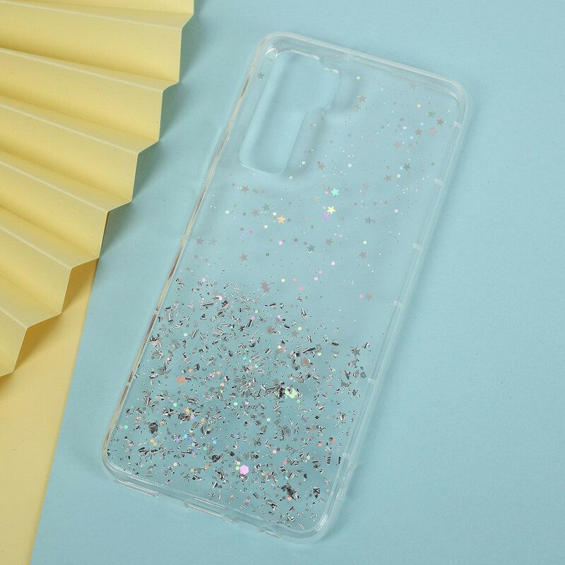 Hoesje voor Huawei P40 Lite 5G Glitter Poeder