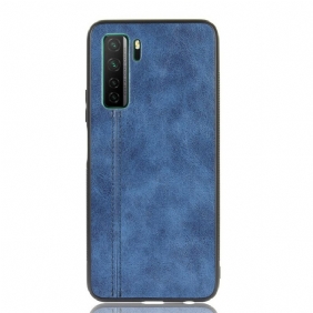 Hoesje voor Huawei P40 Lite 5G Stijl Lederen Stiksels