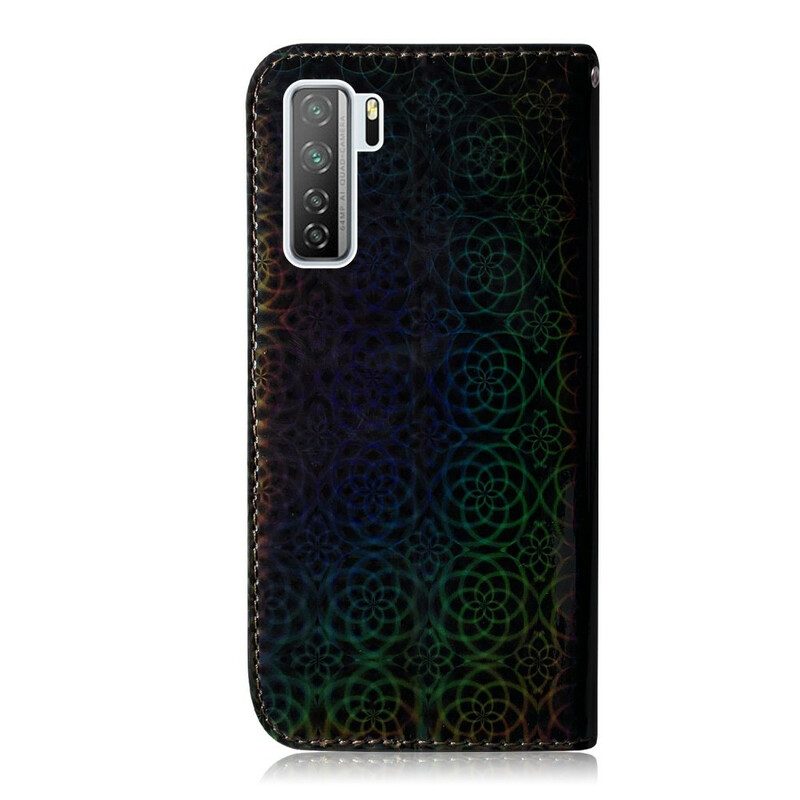 Leren Hoesje voor Huawei P40 Lite 5G Pure Kleur