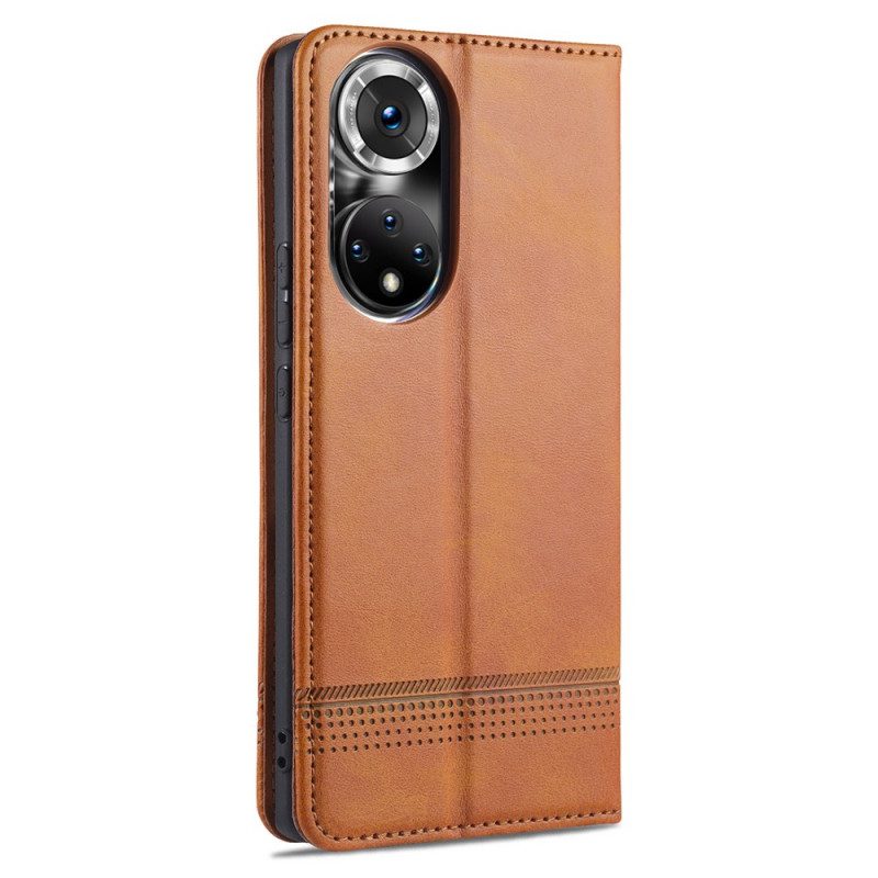 Bescherming Hoesje voor Huawei Nova 9 Folio-hoesje Azns Leerstyling